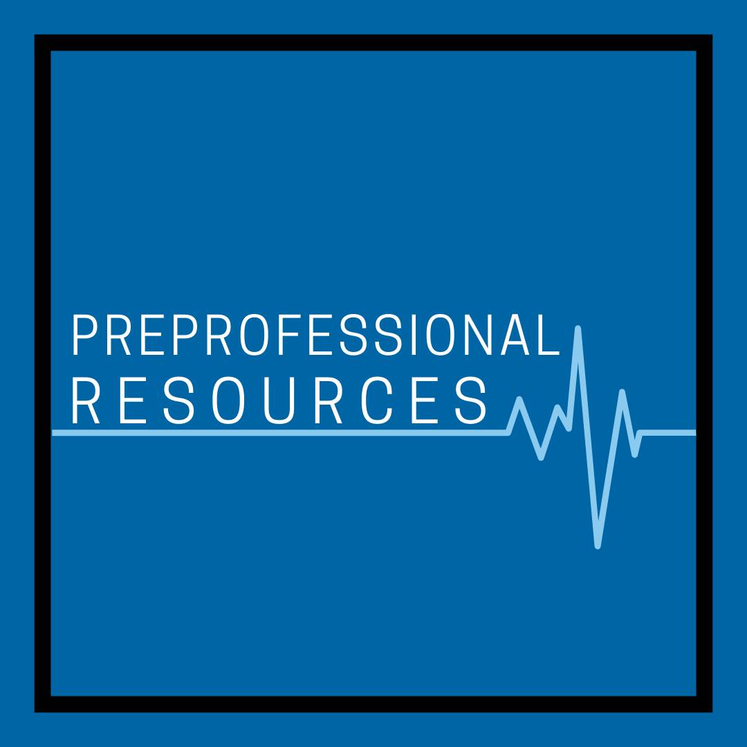 Resources for pre-professional students